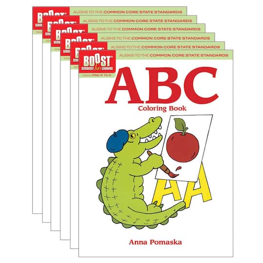 4 Packs: 6 ct. (24 total) BOOST&#x2122; ABC Coloring Books